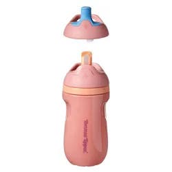 Tommee Tippee 9 oz Insulated Sporty Spout and Straw Multilid Cup - Pink