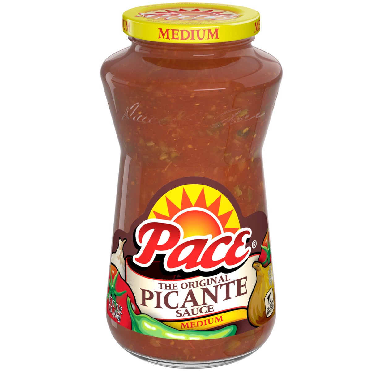 slide 1 of 5, Pace Picante Sauce, Medium, 16 oz
