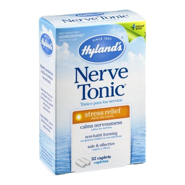 slide 1 of 1, Hyland's Nerve Tonic, Caplets, 32 ct