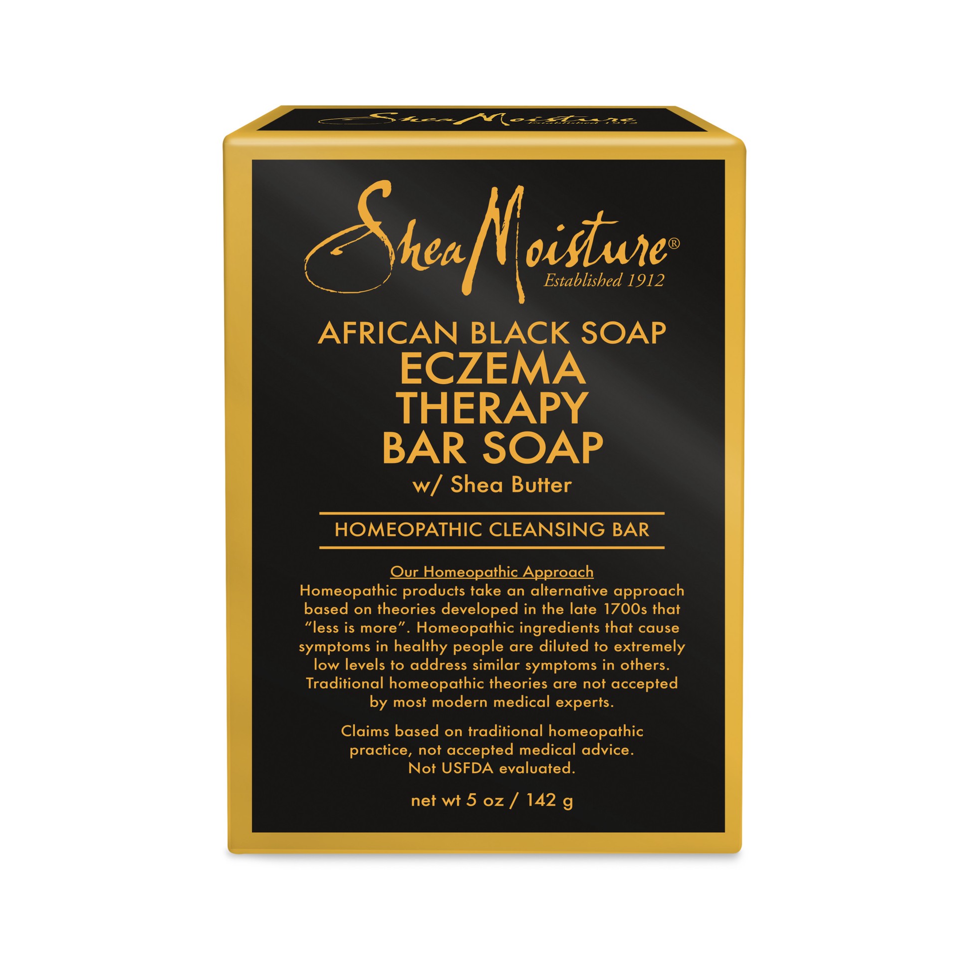 slide 1 of 4, Sheamoisture African Black Soap Eczema & Psoriasis Therapy, 5 oz