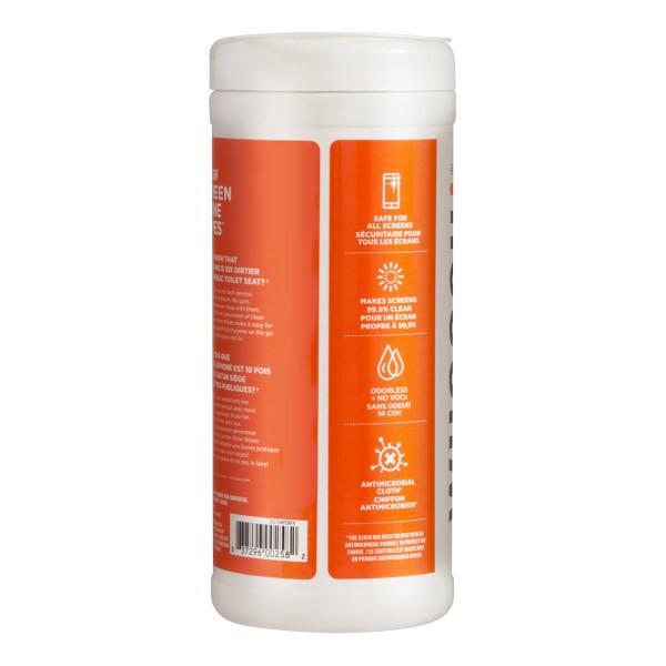 slide 2 of 2, WHOOSH! Screen Shine Wipes, Container Of 70 Wipes, 1 ct