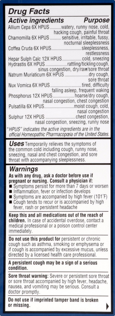 slide 2 of 5, Hyland's Homeopathic 4Kids Cold n Cough Nighttime, 4 fl oz