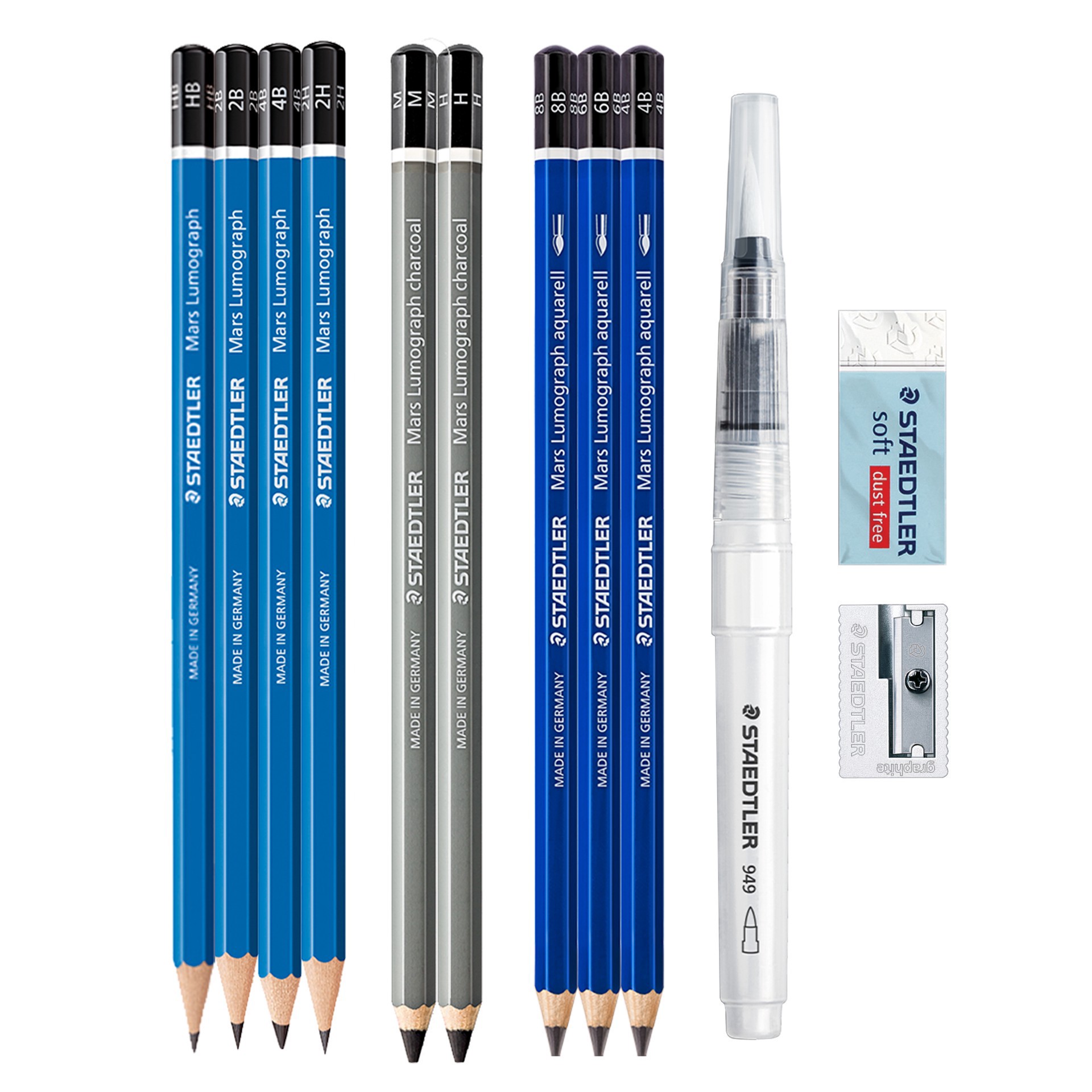 slide 3 of 3, Staedtler 12 Piece Sketching Set, 12 ct