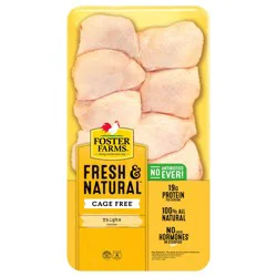 Foster Farms Fresh & Natural Chicken Thighs Value Pack, 1 pk