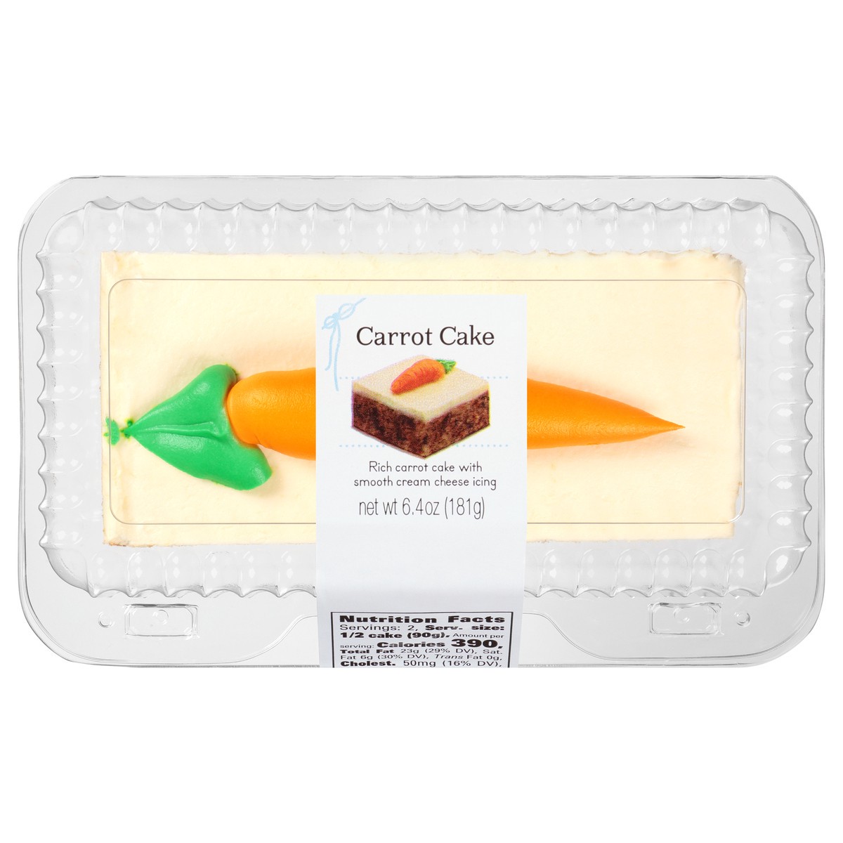 slide 11 of 11, Rich's Carrot Cake 6.4 oz. Clamshell, 6.4 oz