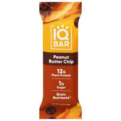 IQBar Peanut Butter Chip Bars - 1.6 oz
