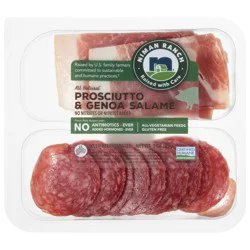 Niman Ranch Prosciutto & Genoa Salame - 3 oz