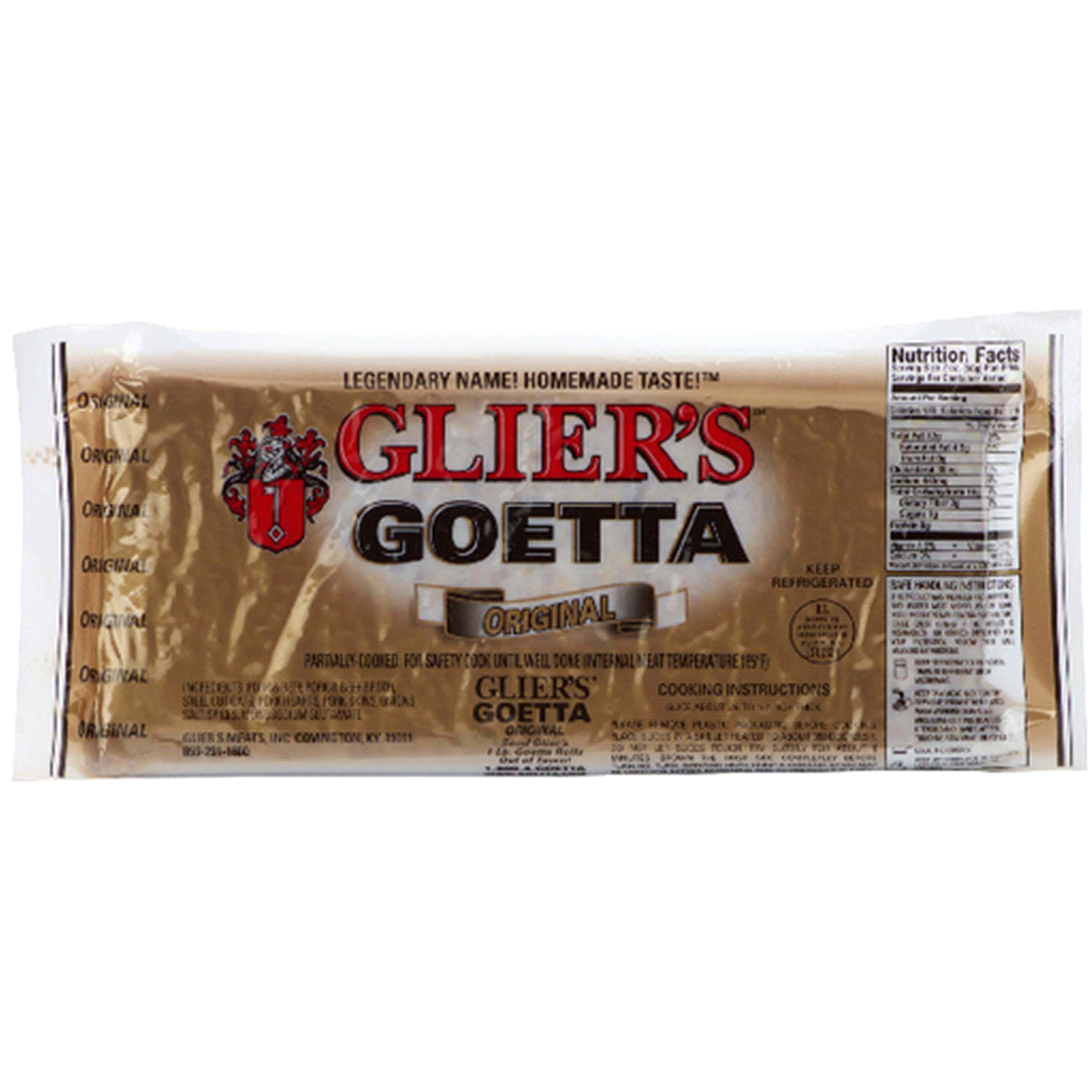 slide 1 of 1, OTHER-NATIONAL Glier's Goetta Original Mini Slab, per lb