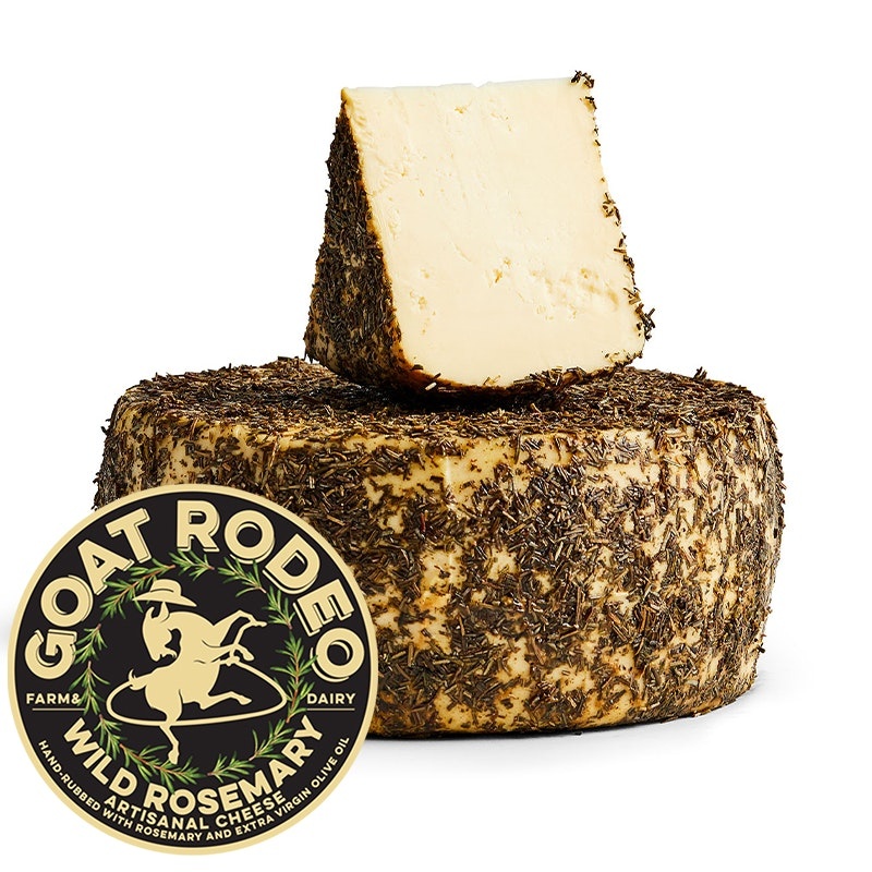 slide 1 of 1, Goat Rodeo Farm & Dairy Wild Rosemary Cheese, 1 lb