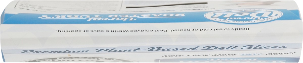 slide 10 of 11, Unreal Deli ROASTED TURK'Y - Plant Based Deli Meat - SLICES, 5 oz