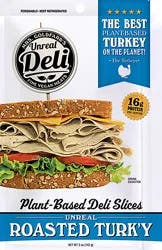 Unreal Deli ROASTED TURK'Y - Plant Based Deli Meat - SLICES