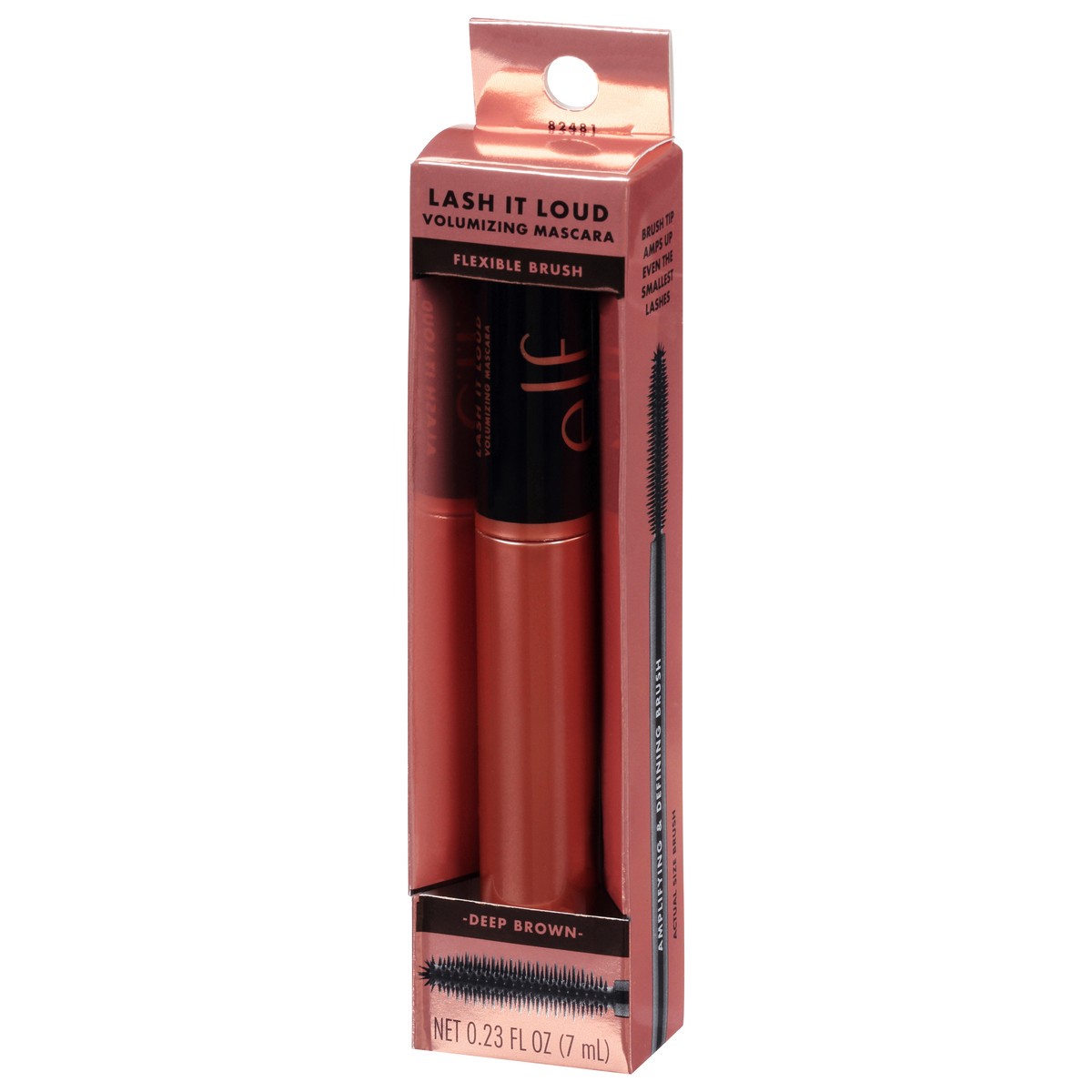 slide 5 of 9, e.l.f. Deep Brown Lash It Loud Volumizing Mascara 0.23 fl oz, 0.23 fl oz