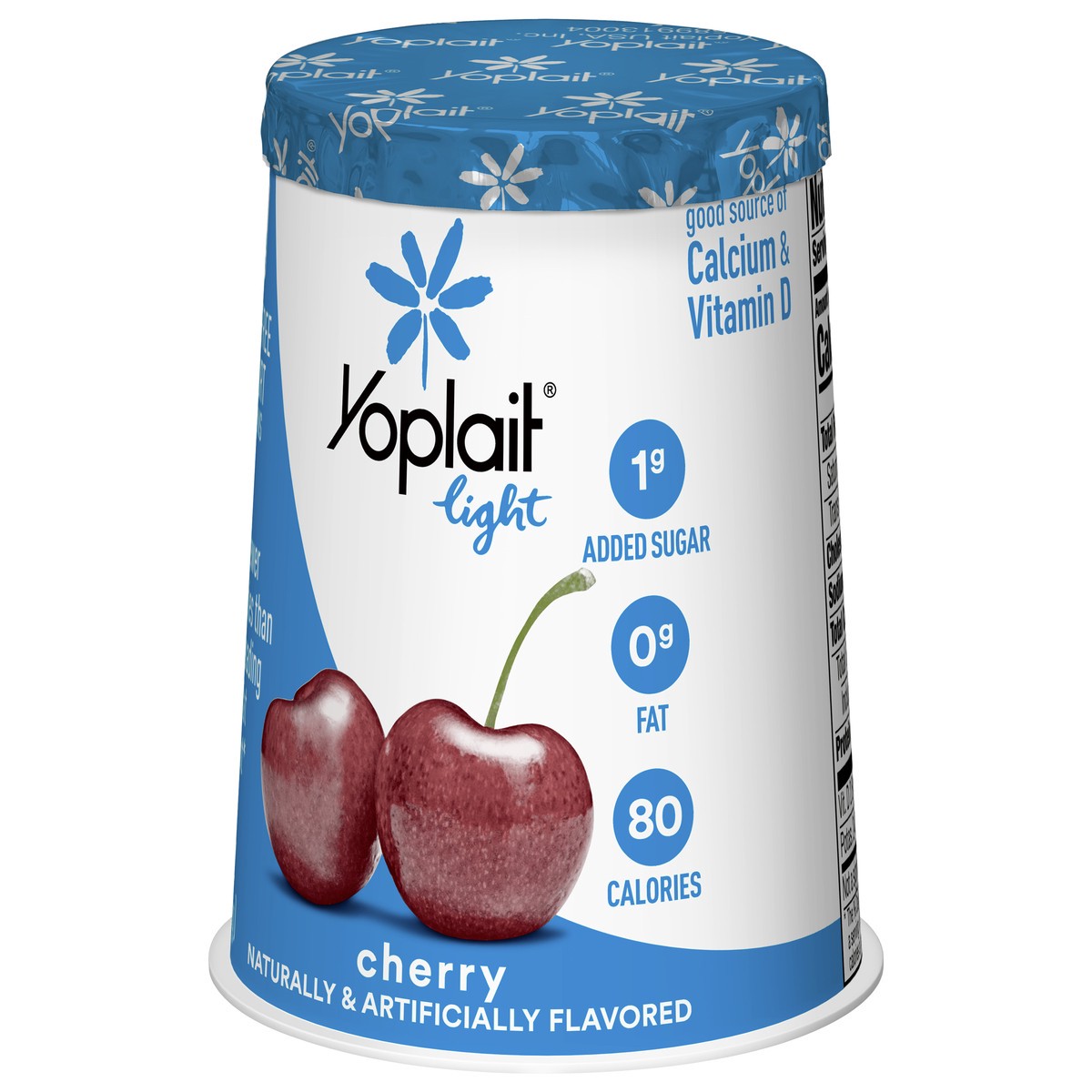 slide 4 of 9, Yoplait Light Cherry Fat Free Yogurt, 6 OZ Yogurt Cup, 6 oz