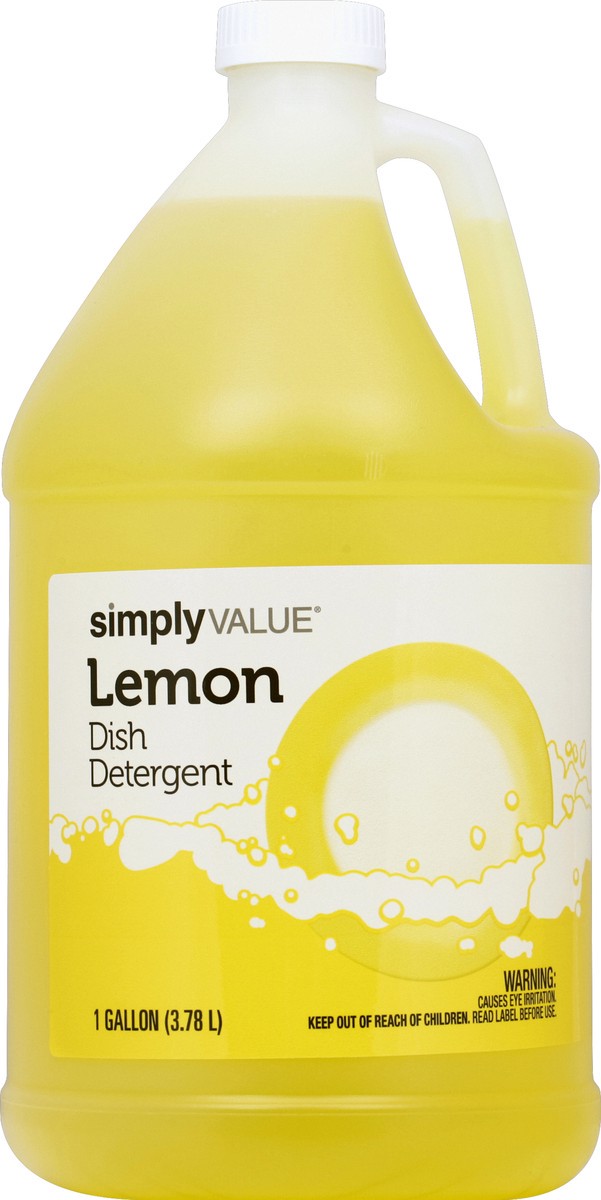 slide 1 of 6, Simply Value Lemon Dish Detergent, 1 gal