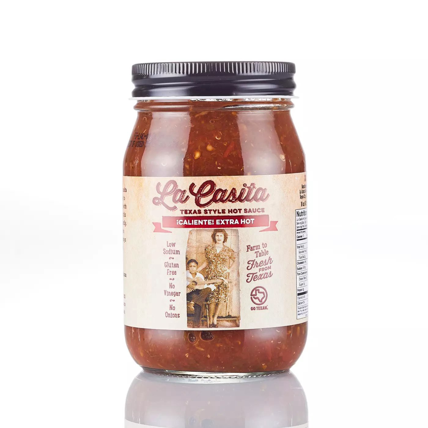 slide 1 of 1, La Casita Texas-Style Hot Sauce - Medium Original, 16 oz