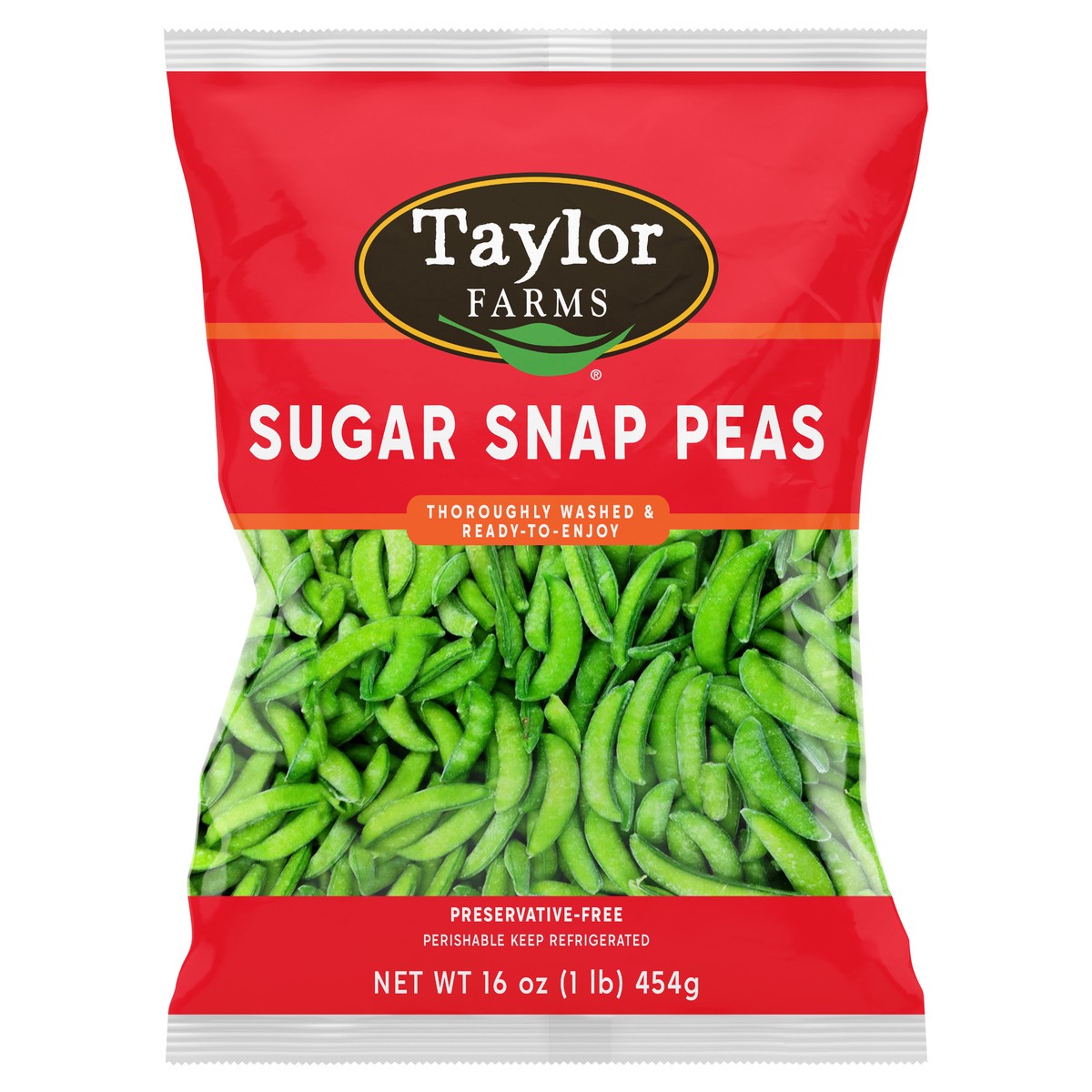 slide 1 of 3, Taylor Farms Snap Peas, 16 oz