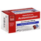 slide 1 of 1, Harris Teeter Rapid Release Acetaminophen, 50 ct