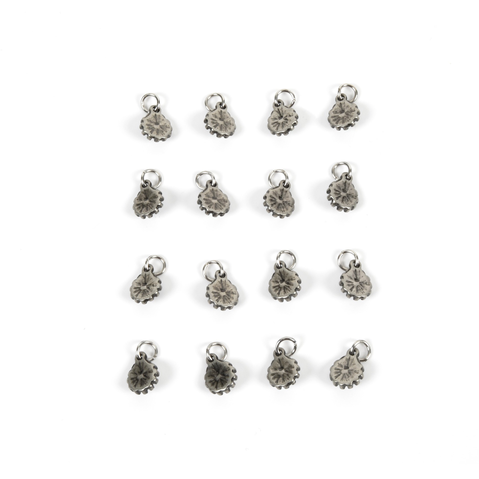 slide 6 of 6, Tiny Bezel Stones Charm Set By Bead Landing, 8mm x 13mm