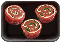 Gourmet Specialty Foods Beef Florentine Pinwheels - .5 Lb