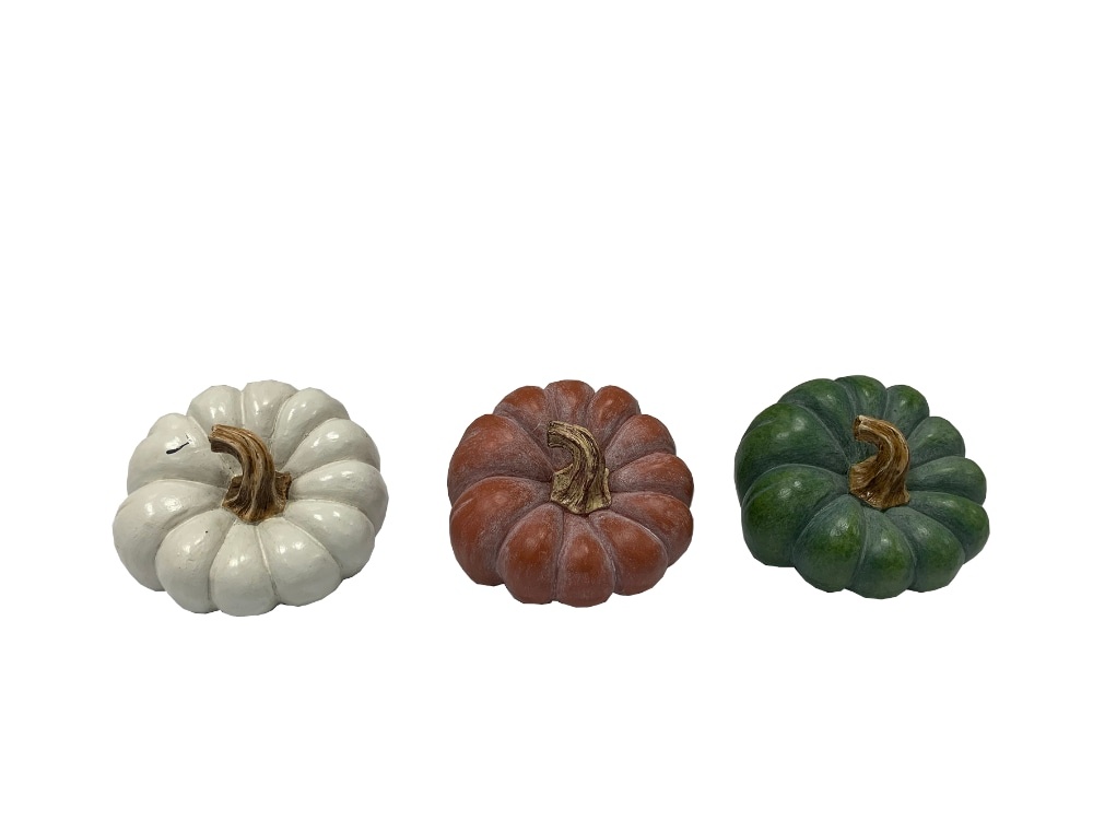 slide 1 of 1, Holiday Home Thanksgiving Harvest Pumpkin - Assorted, 4 in