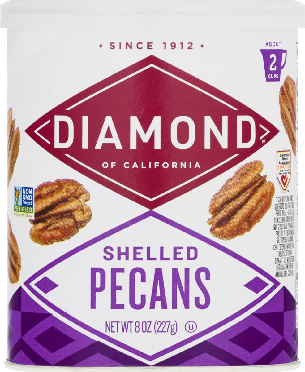 slide 12 of 13, Diamond Shelled Pecans Can, 8 oz