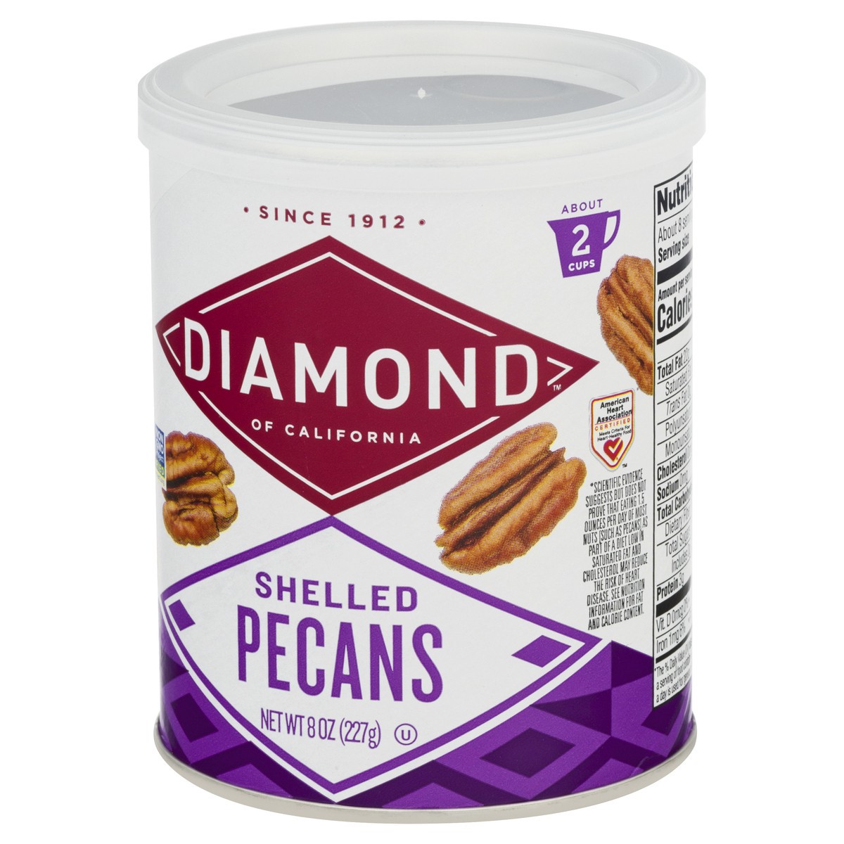 slide 3 of 13, Diamond Shelled Pecans Can, 8 oz