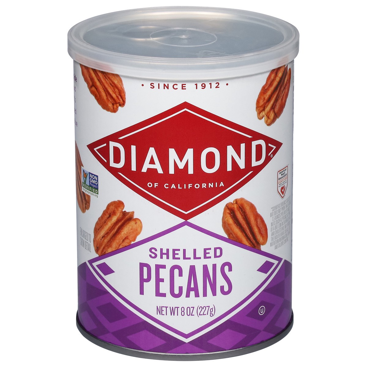 slide 1 of 13, Diamond Shelled Pecans Can, 8 oz