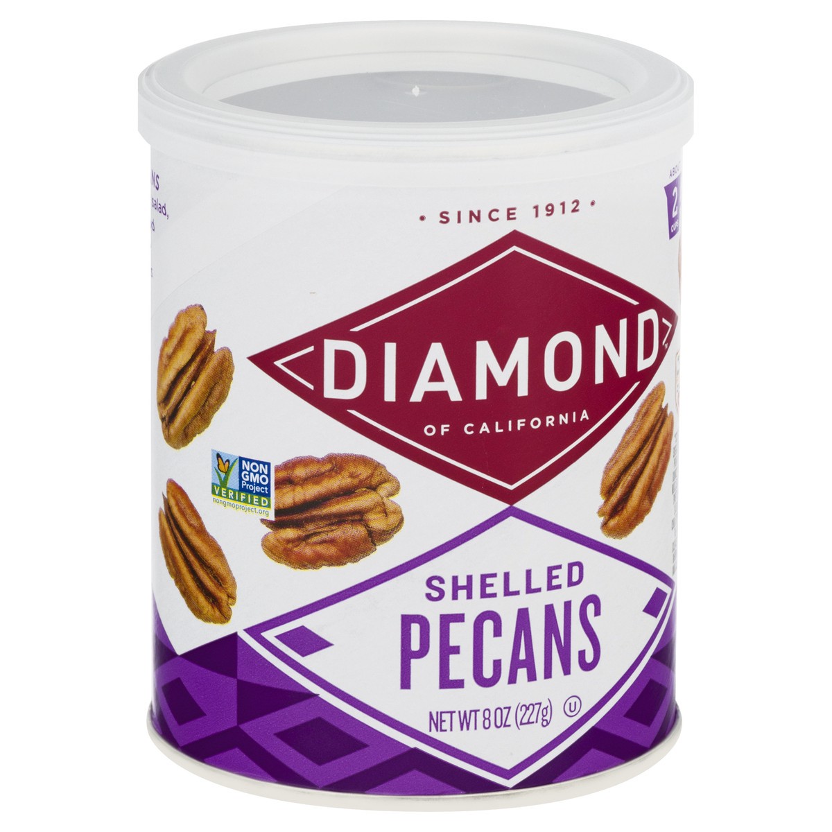 slide 9 of 13, Diamond Shelled Pecans Can, 8 oz