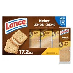 Lance Nekot Lemon Creme Sandwich Cookies