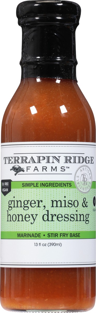 slide 8 of 9, Terrapin Ridge Farms Ginger, Miso & Honey Dressing 13 fl oz, 13 fl oz