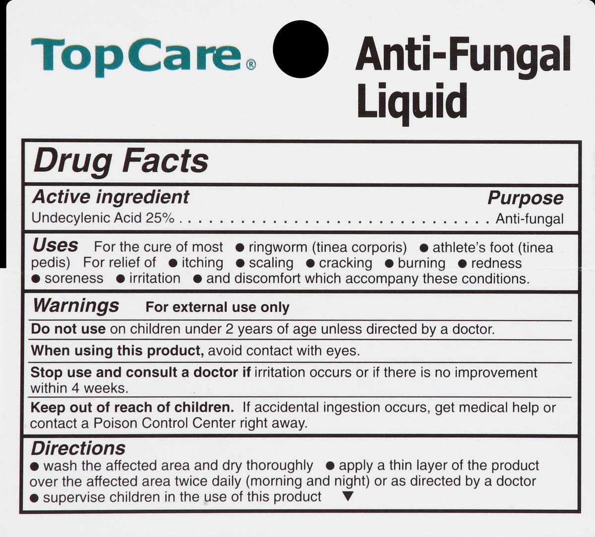 slide 6 of 6, TopCare Anti-Fungal Liquid, 1 oz