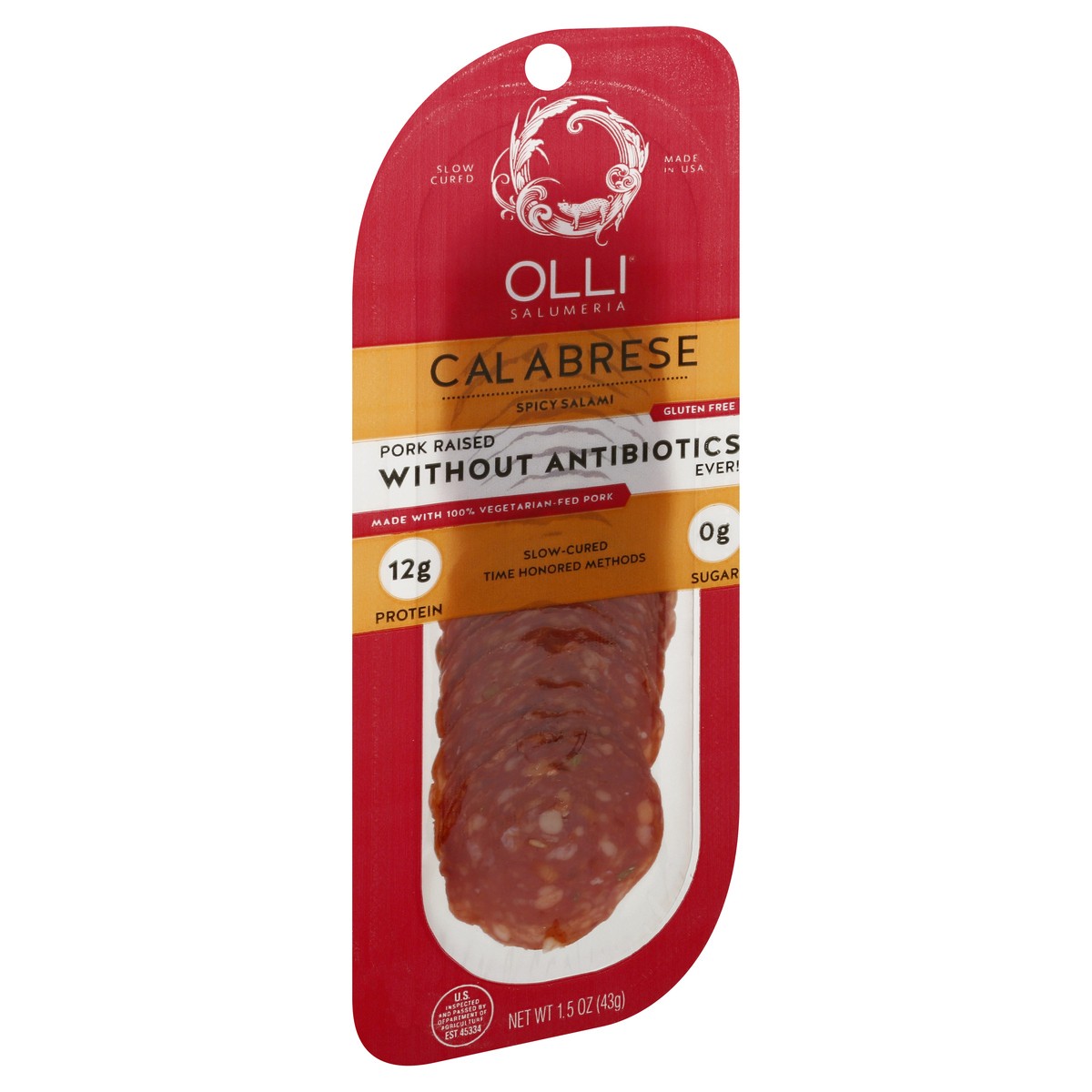 slide 9 of 9, Olli Calabrese Spicy Salami 1.5 oz, 1.5 oz