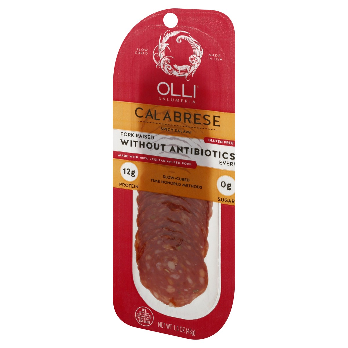 slide 6 of 9, Olli Calabrese Spicy Salami 1.5 oz, 1.5 oz