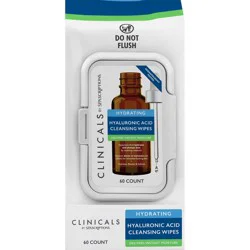 Spascriptions Clinicals Hyaluronic Acid Cleansing Wipes