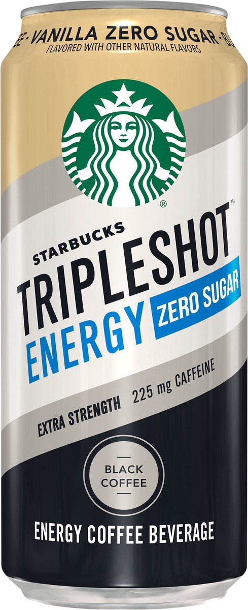 slide 2 of 4, Starbucks Energy Coffee Beverage, Zero Sugar, Vanilla, Extra Strength - 15 fl oz, 15 fl oz