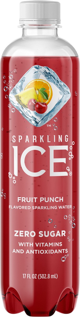 slide 1 of 7, Sparkling ICE Zero Sugar Fruit Punch Sparkling Water 17 fl oz, 17 fl oz