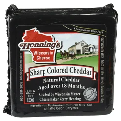 Hennings Sharp Cheddar Cheese