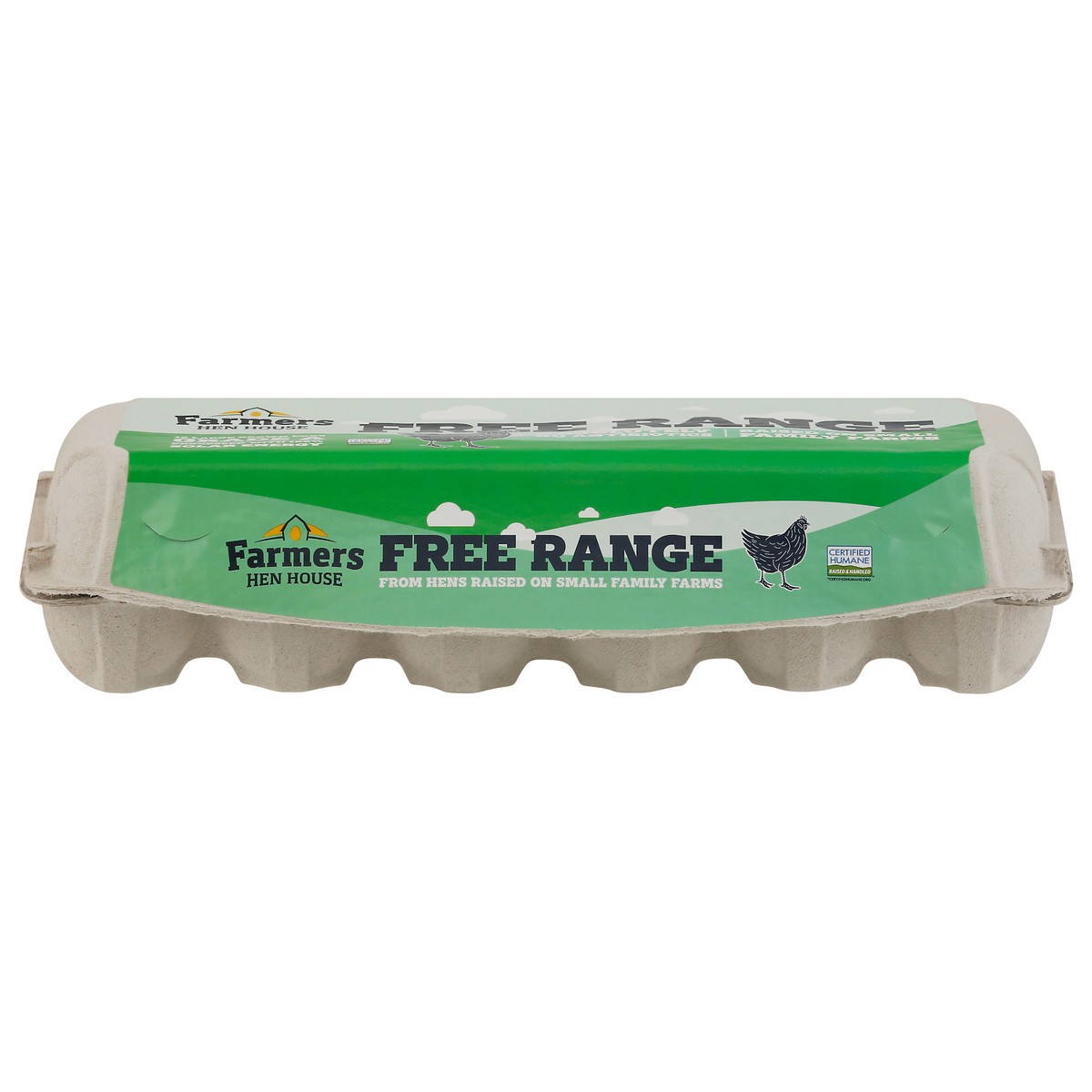 slide 1 of 9, Farmers Hen House Free Range Brown Eggs Large 12 ea, 12 ct