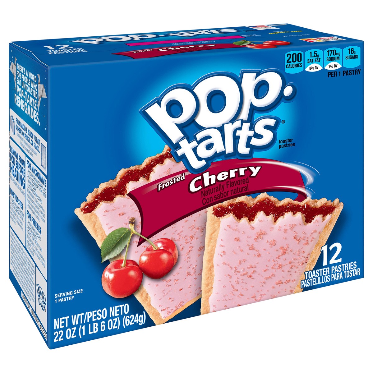 slide 2 of 10, Pop-Tarts Frosted Cherry Pastries, 22 oz