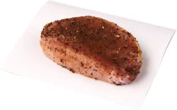 Pork Chops Center Cut Boneless Savory Seasoning - .5 Lb