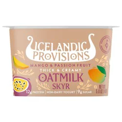 Icelandic Provisions Oatmilk Mango & Passion Fruit Skyr 5.0oz