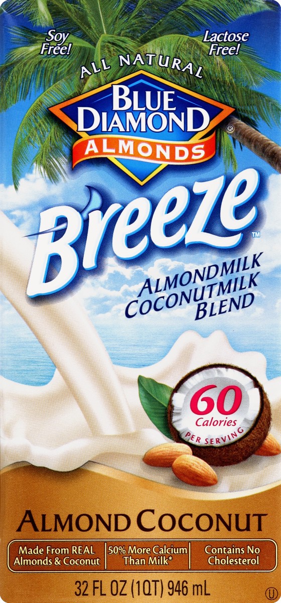 slide 4 of 5, Almond Breeze Blue Diamond Almond Breeze Almond Coconut Milk Blend Original - 32 Fl. Oz., 1 qt