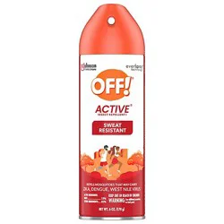 Off! Active Insect Repellent Sweat Resistant Aerosol Spray - 6 Oz