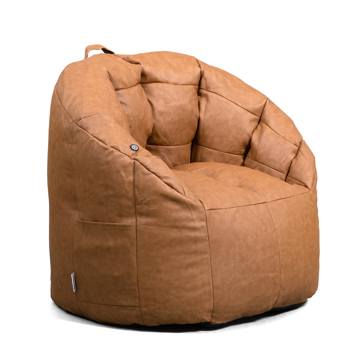 slide 5 of 5, Big Joe Milano Chair Caramel w/USB Vibe, 1 ct
