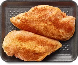 Chicken Breasts Bone In Malibu Seasoning - Lb