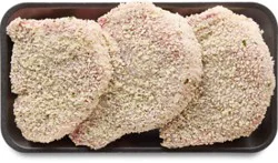 Pork Chops Center Cut Bone In Breaded - 0.50 Lb