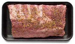 Pork Country Ribs Bone In Bbq Seasoning - 0.5 Lb