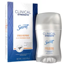 Secret Clinical Strength Stress Response Invisible Solid Antiperspirant And Deodorant