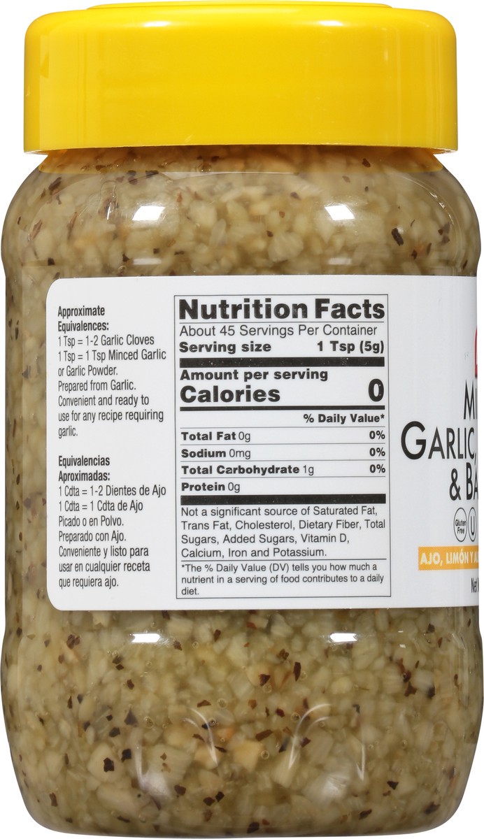 slide 7 of 9, Badia Minced Garlic Lemon & Basil, 8 oz
