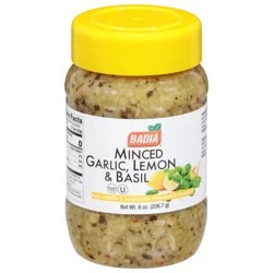 Badia Minced Garlic, Lemon & Basil 8 oz